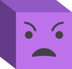 3d blocks each representing different facial expression